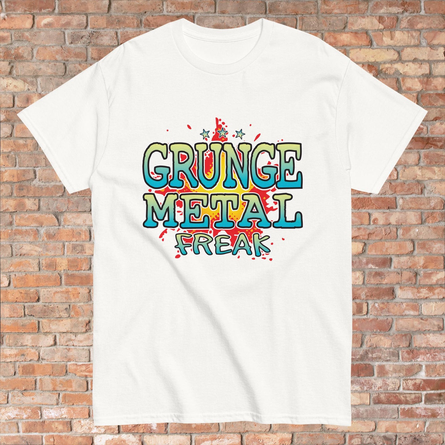 Grunge Metal Cotton T-Shirt