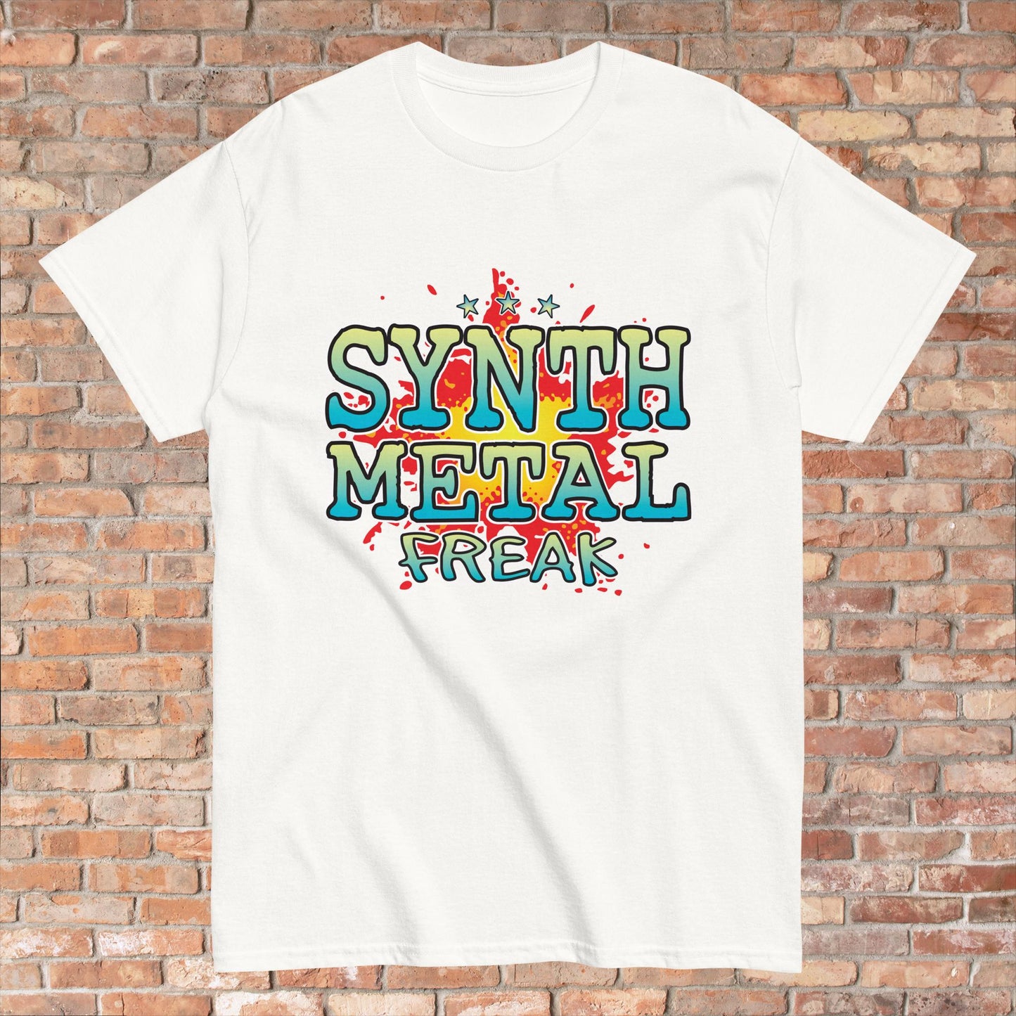 Synth Metal Cotton T-Shirt