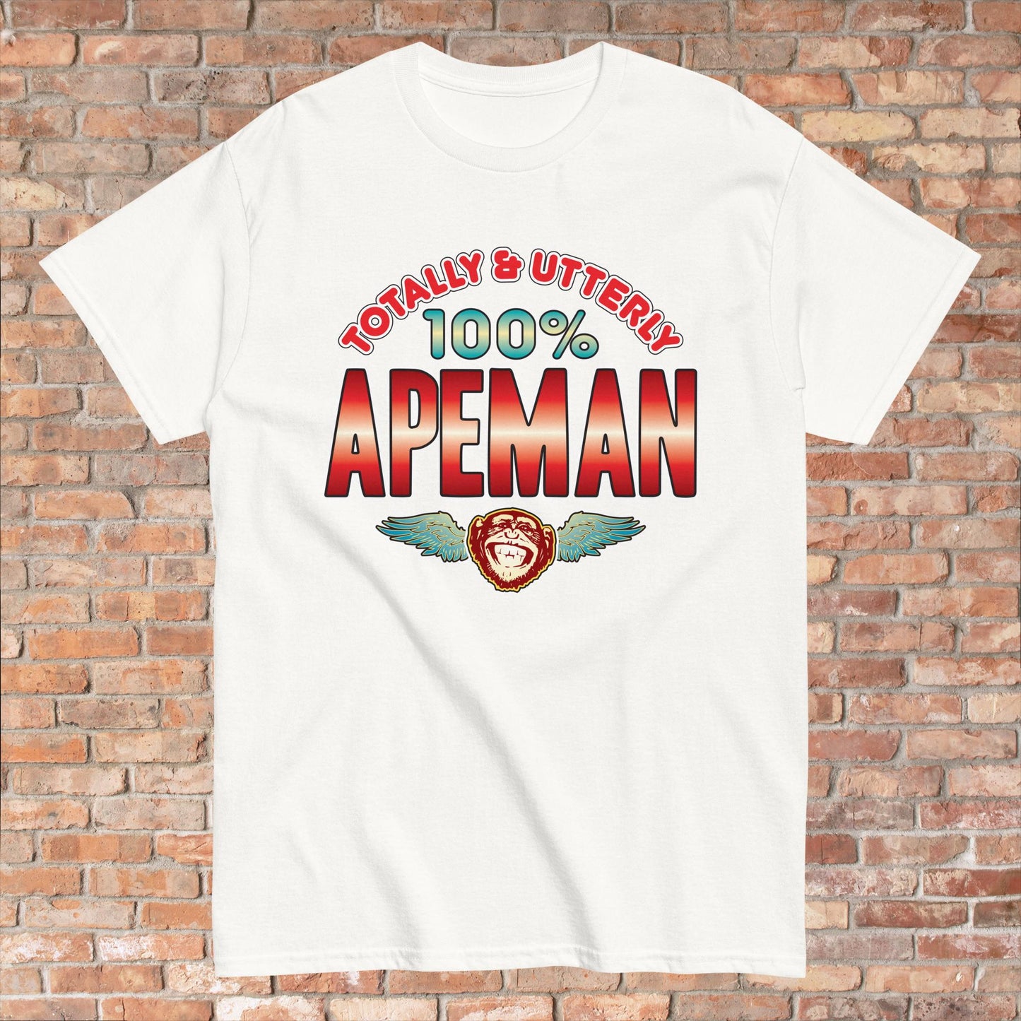 Apeman 100% Sugar Tag Cotton Unisex T-Shirt