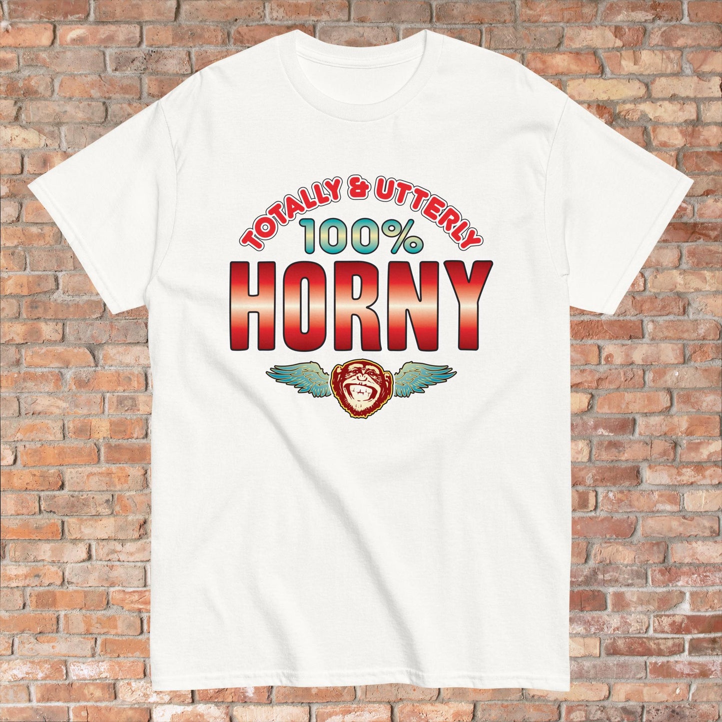 Horny 100% Sugar Tag Cotton Unisex T-Shirt