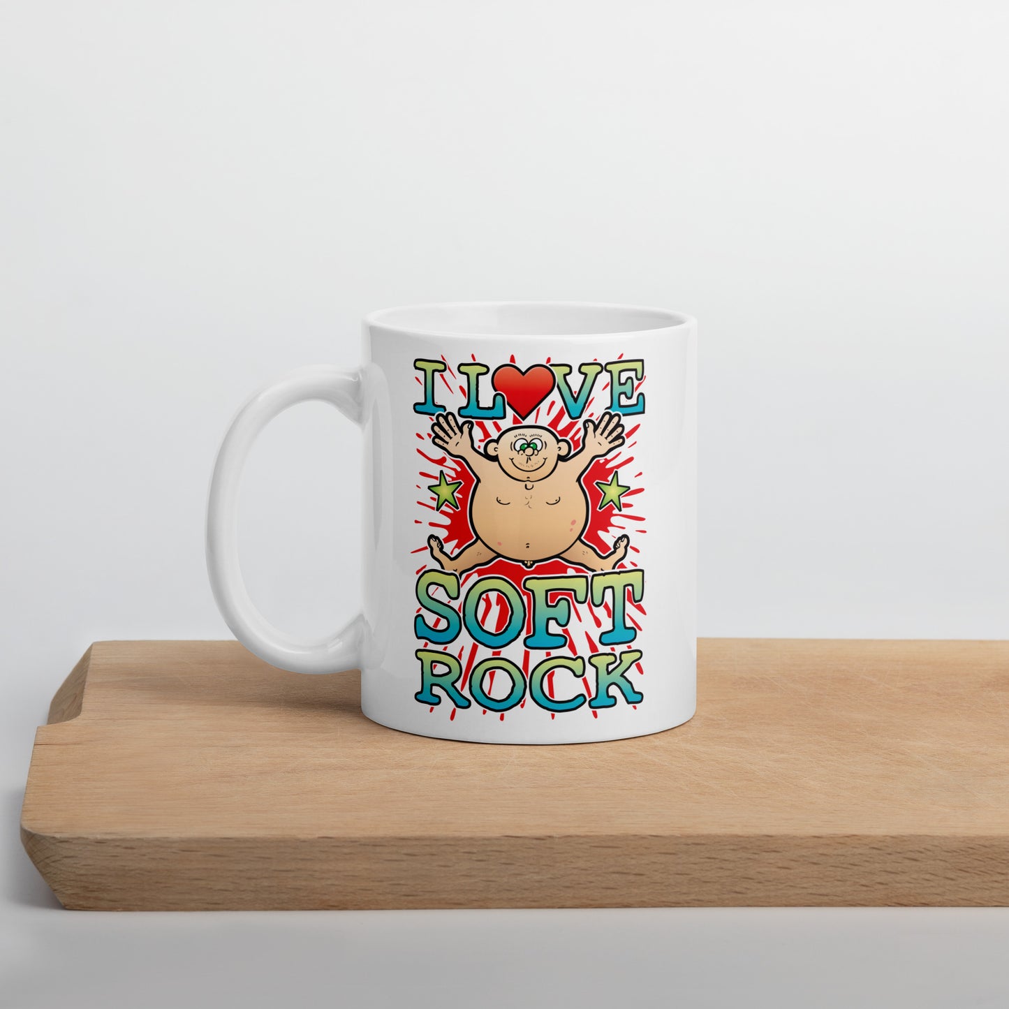 I Love Soft Rock Ceramic Mug