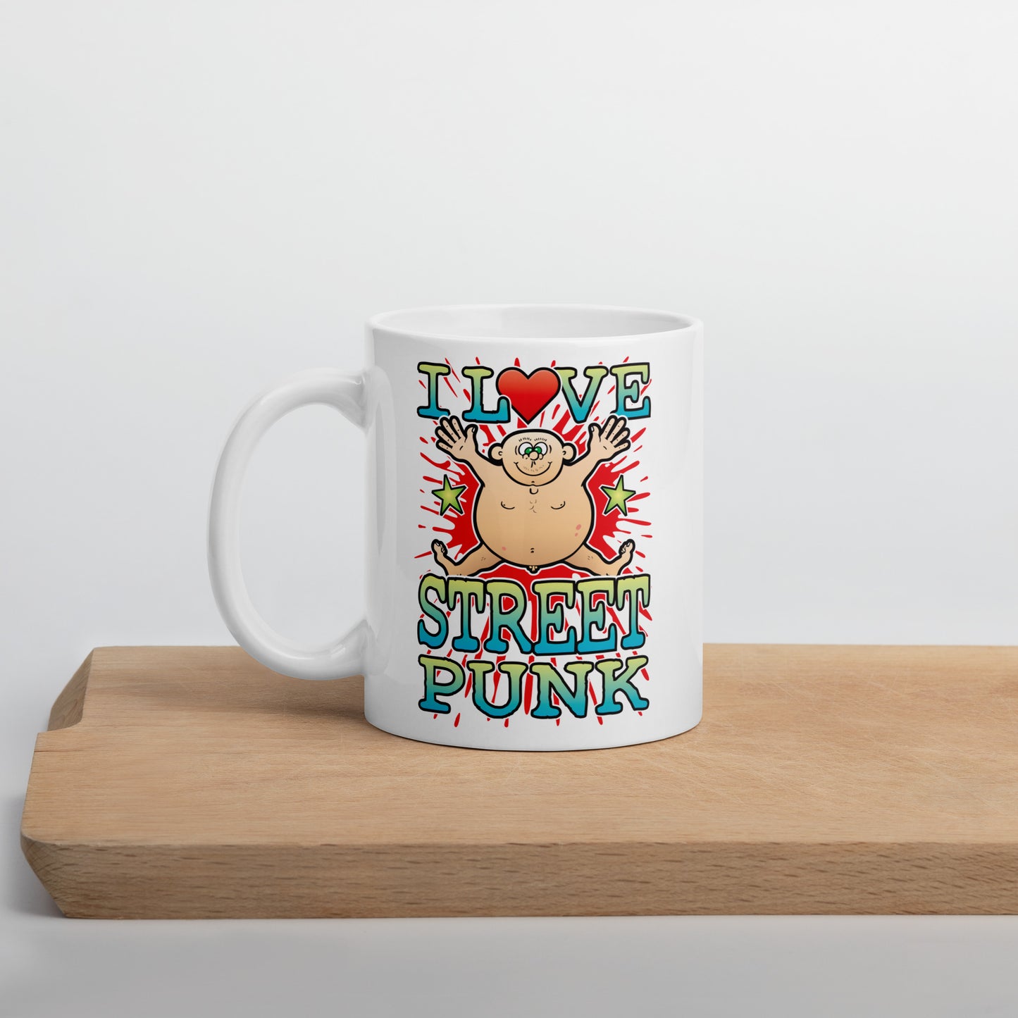I Love Synth Punk Ceramic Mug