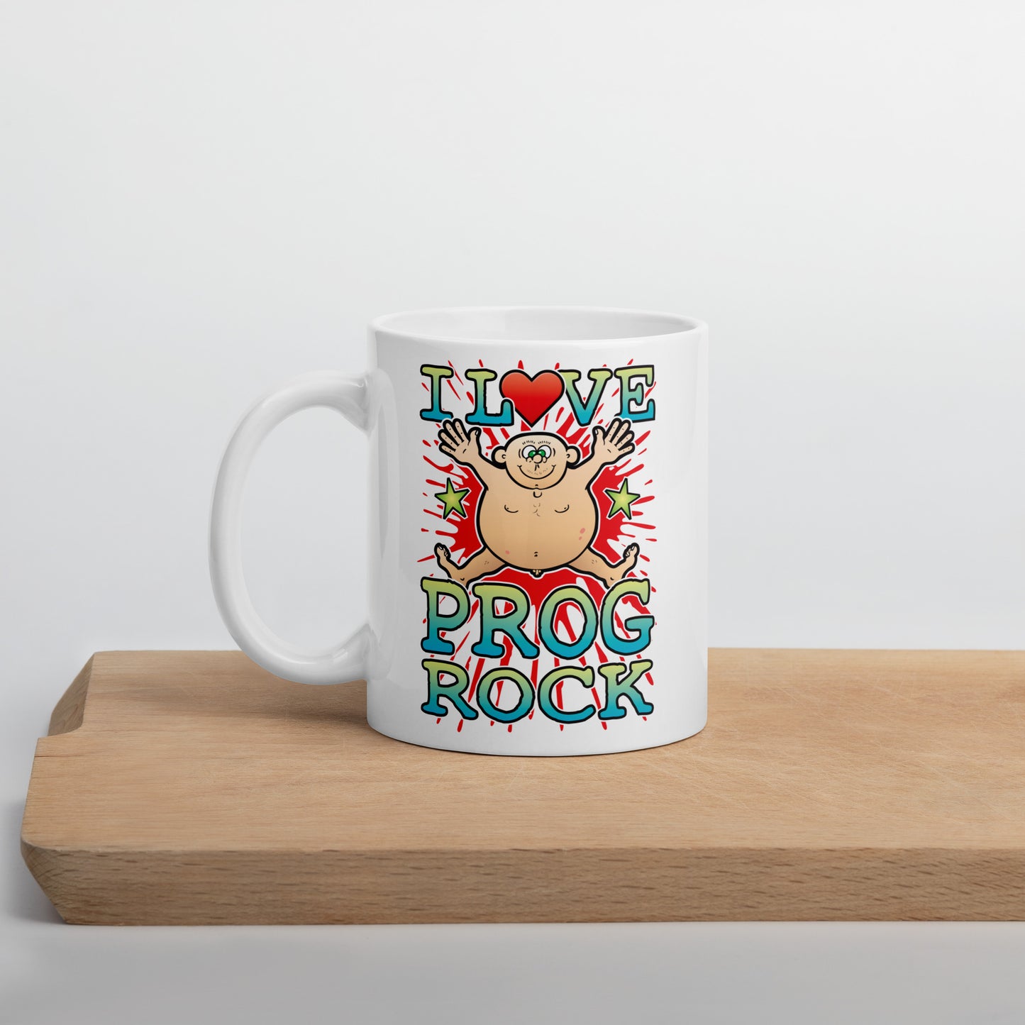 I Love Prog Rock Ceramic Mug