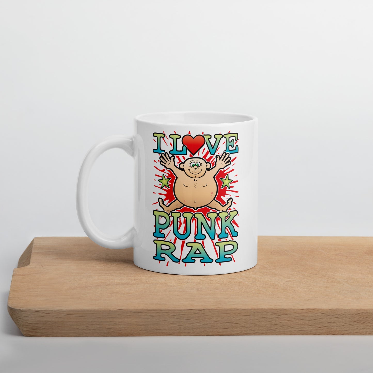I Love Punk Rap Ceramic Mug