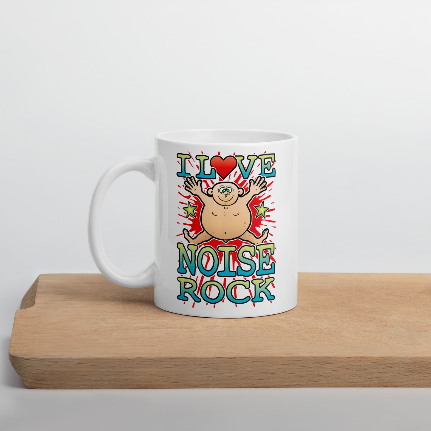 I Love Noise Rock Ceramic Mug