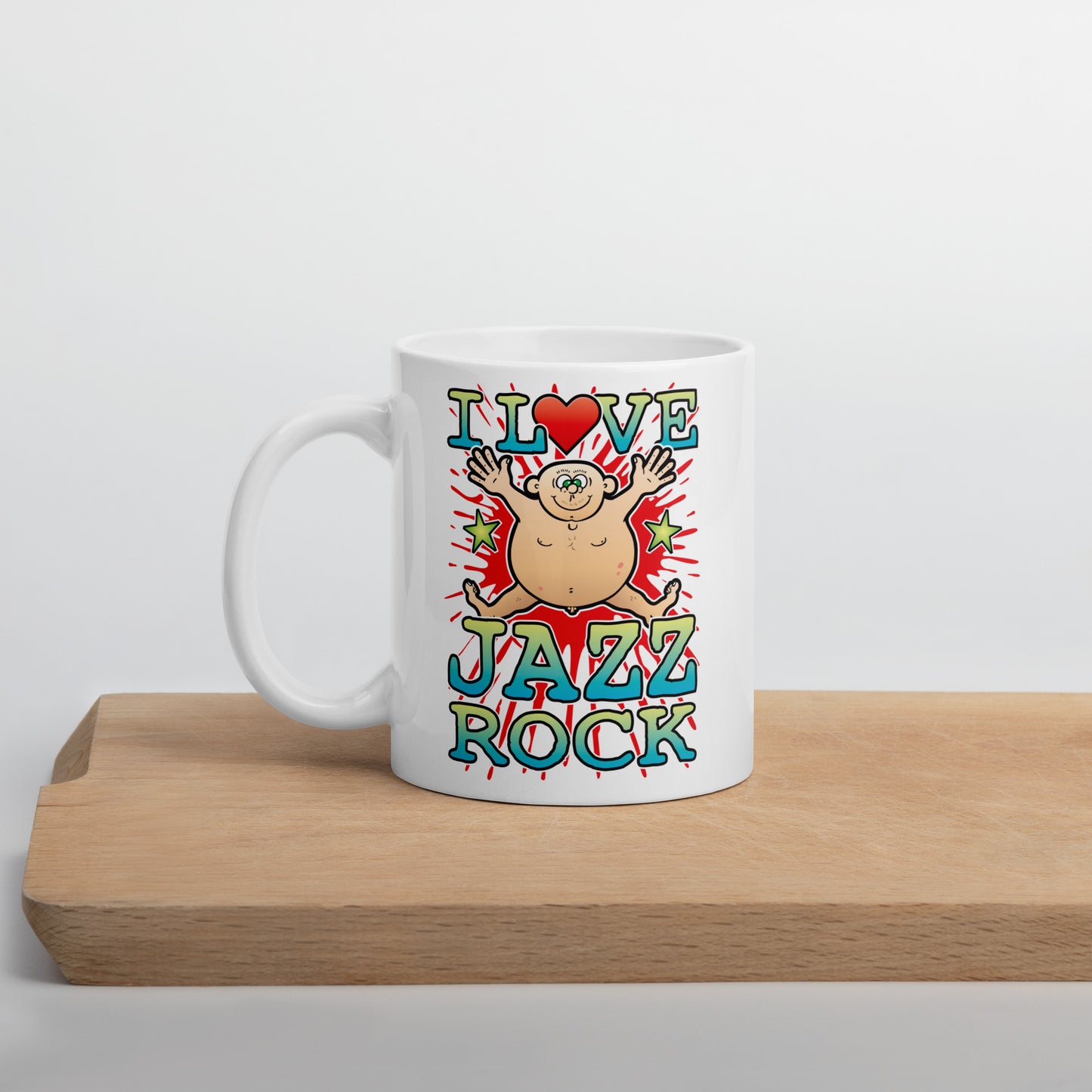 I Love Jazz Rock Ceramic Mug