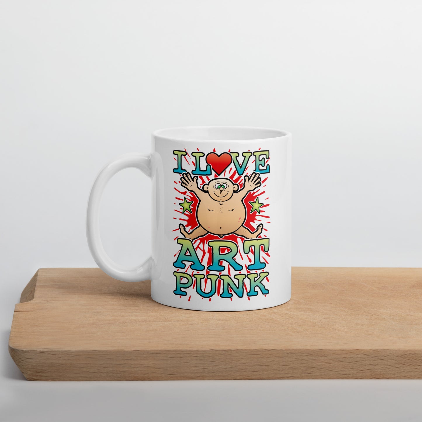 I Love Art Punk Ceramic Mug
