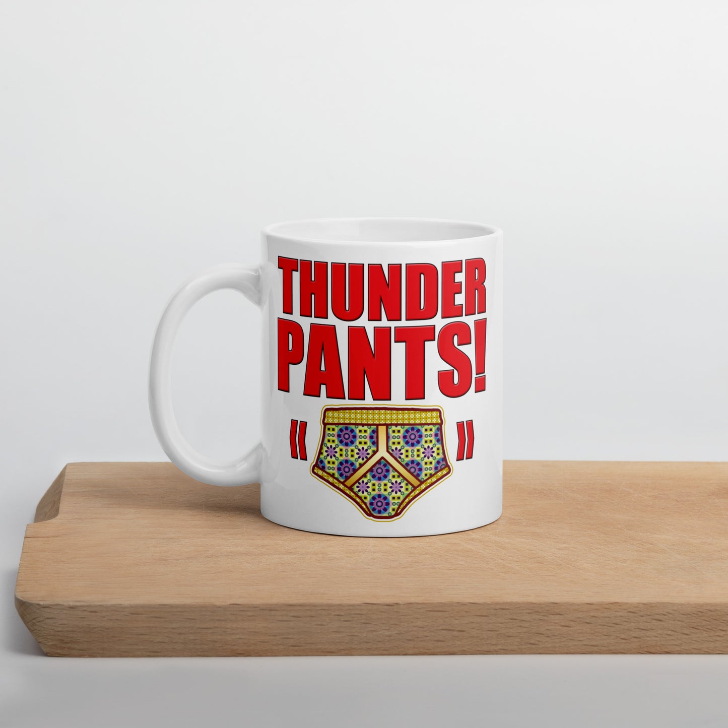 Thunder Pants Funny Slogan Ceramic 11oz Mug