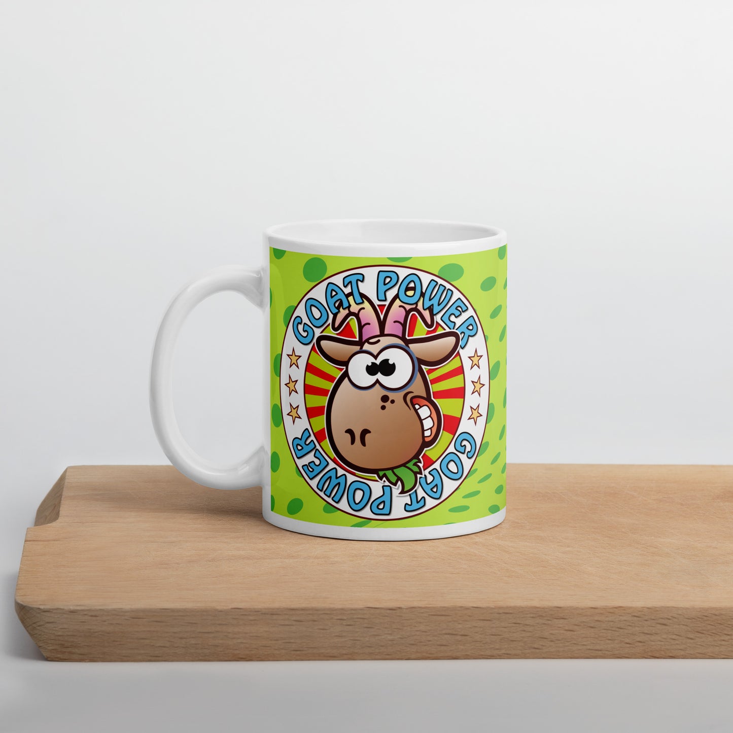 Goat Power Funny Slogan Ceramic 11oz Mug