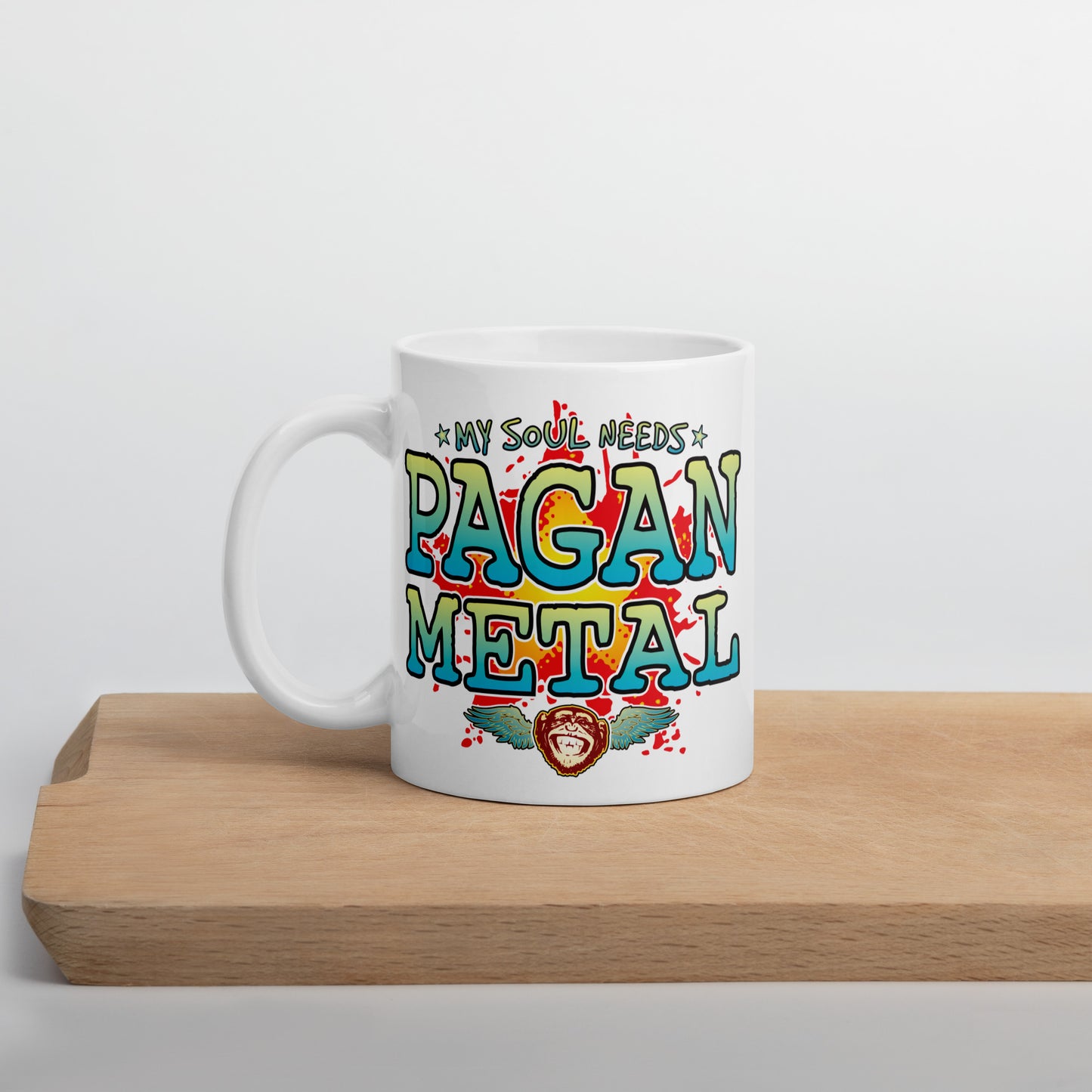 Pagan Metal 11oz White Ceramic Soul Mug