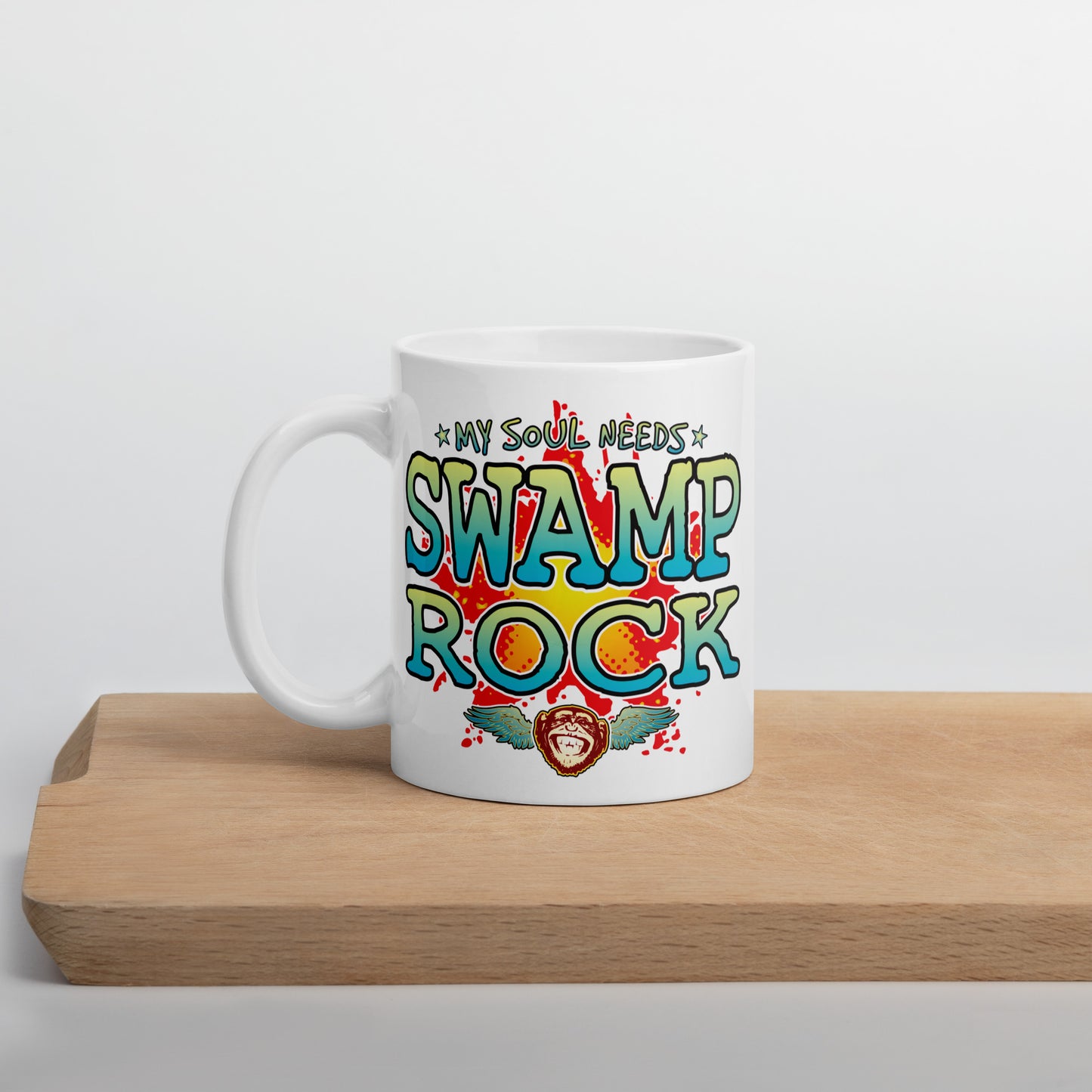Swamp Rock 11oz White Ceramic Soul Mug