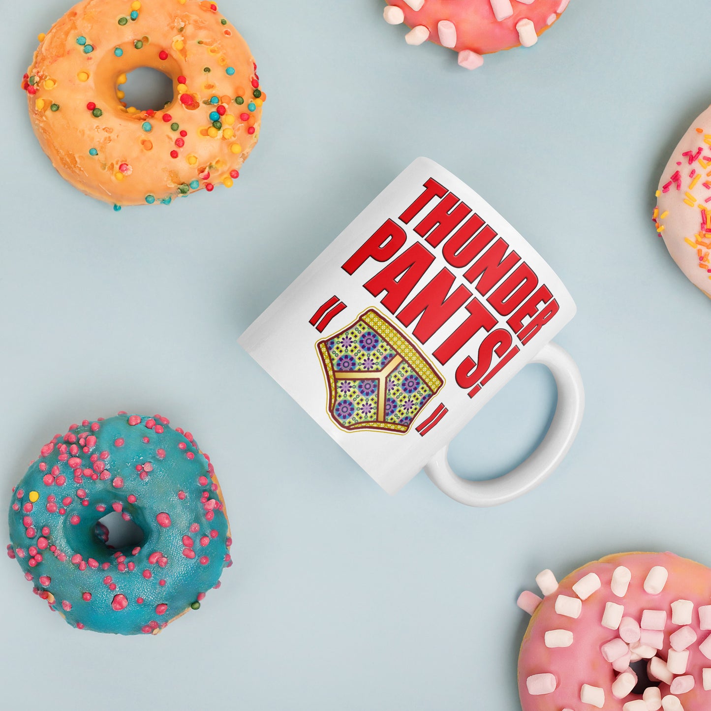 Thunder Pants Funny Slogan Ceramic 11oz Mug