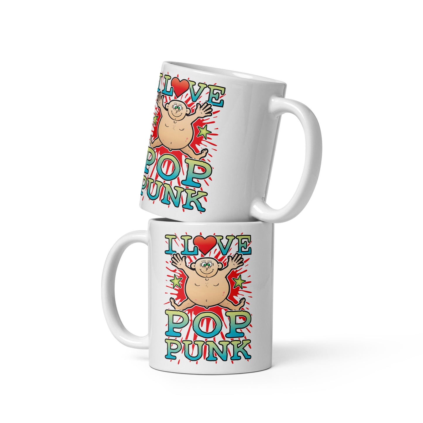 I Love Pop Punk Ceramic Mug