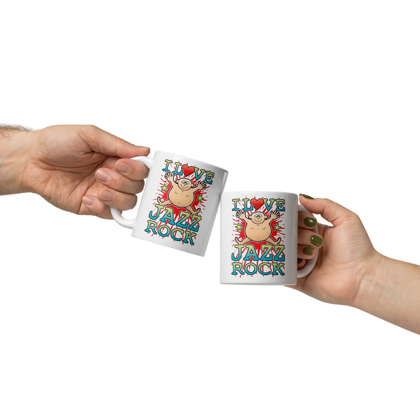 I Love Jazz Rock Ceramic Mug