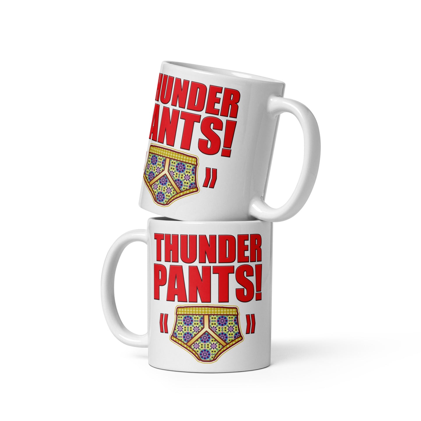 Thunder Pants Funny Slogan Ceramic 11oz Mug