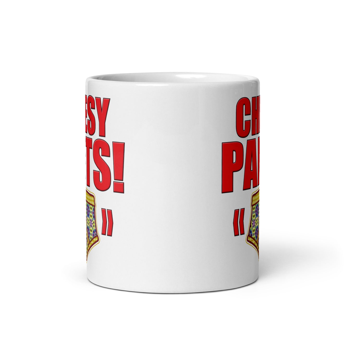 Cheesy Pants Funny Slogan Ceramic 11oz Mug