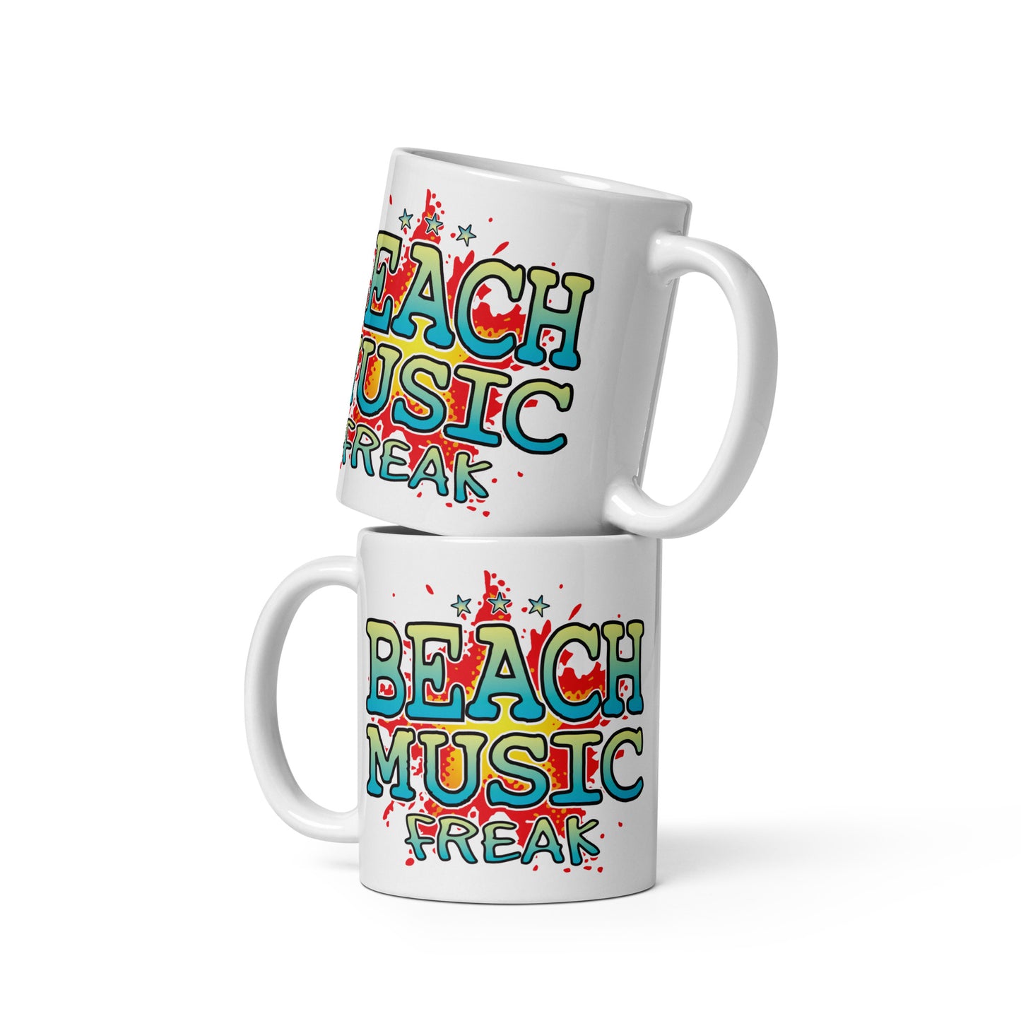 Beach Music Ceramic Mug