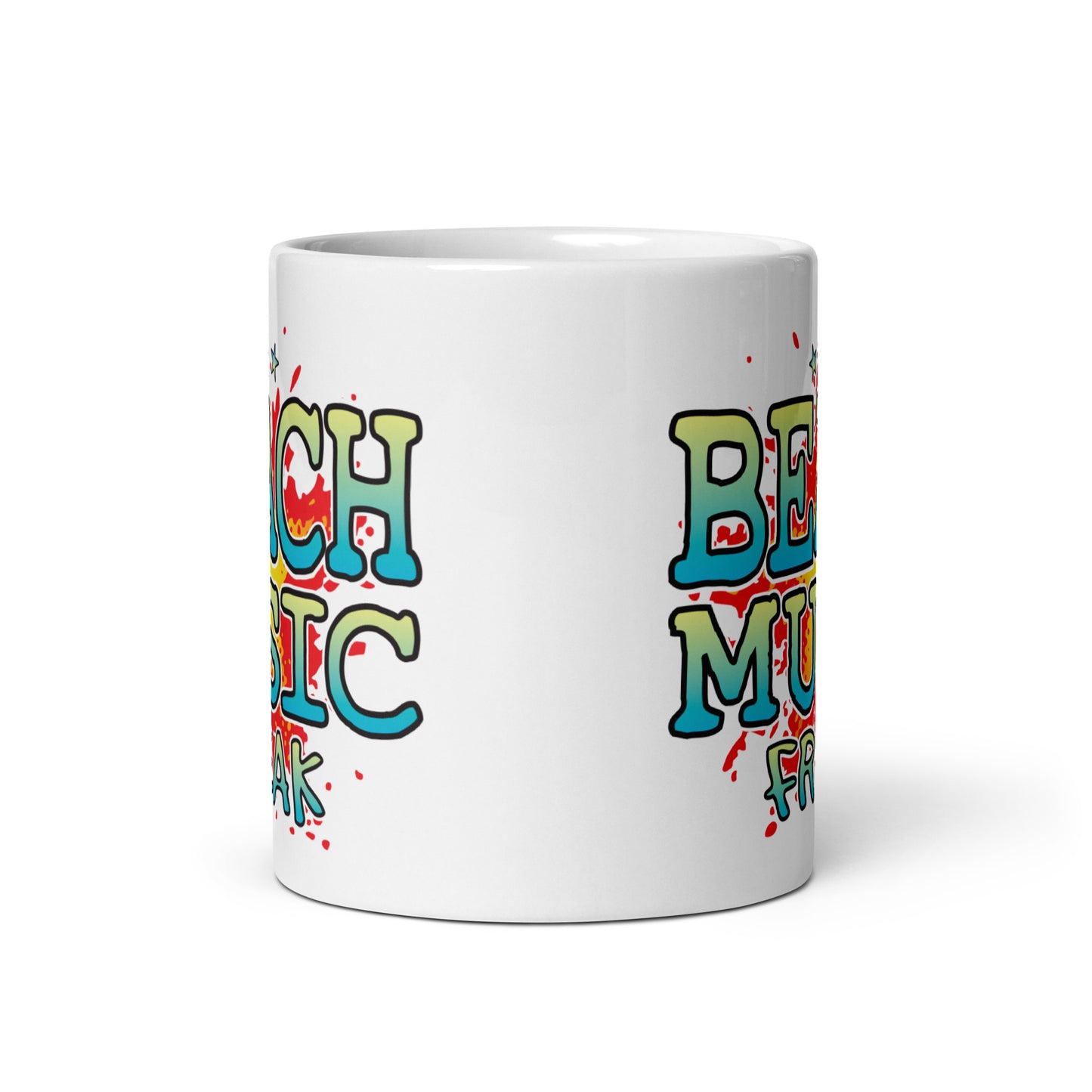 Beach Music Ceramic Mug