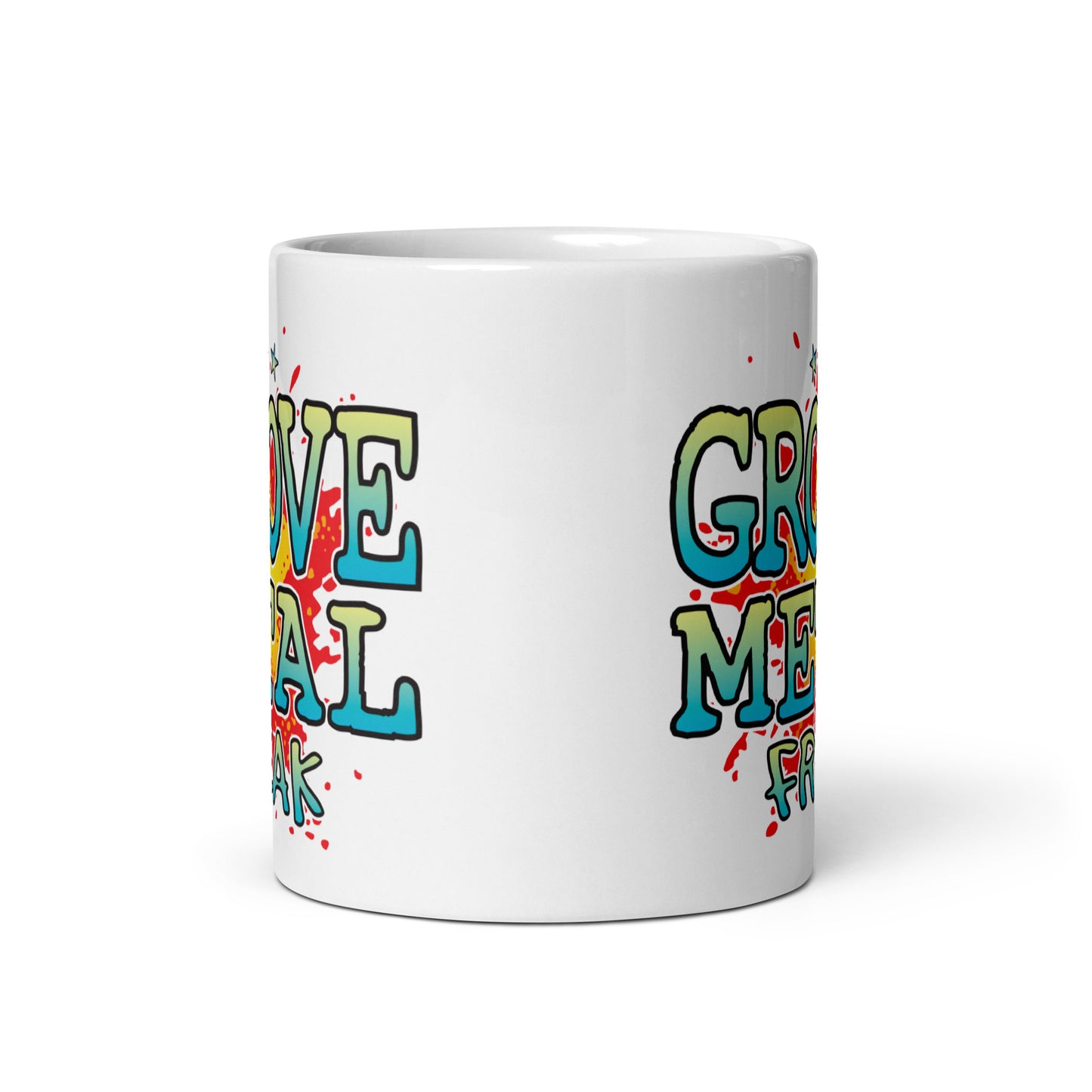 Groove Metal Ceramic Mug
