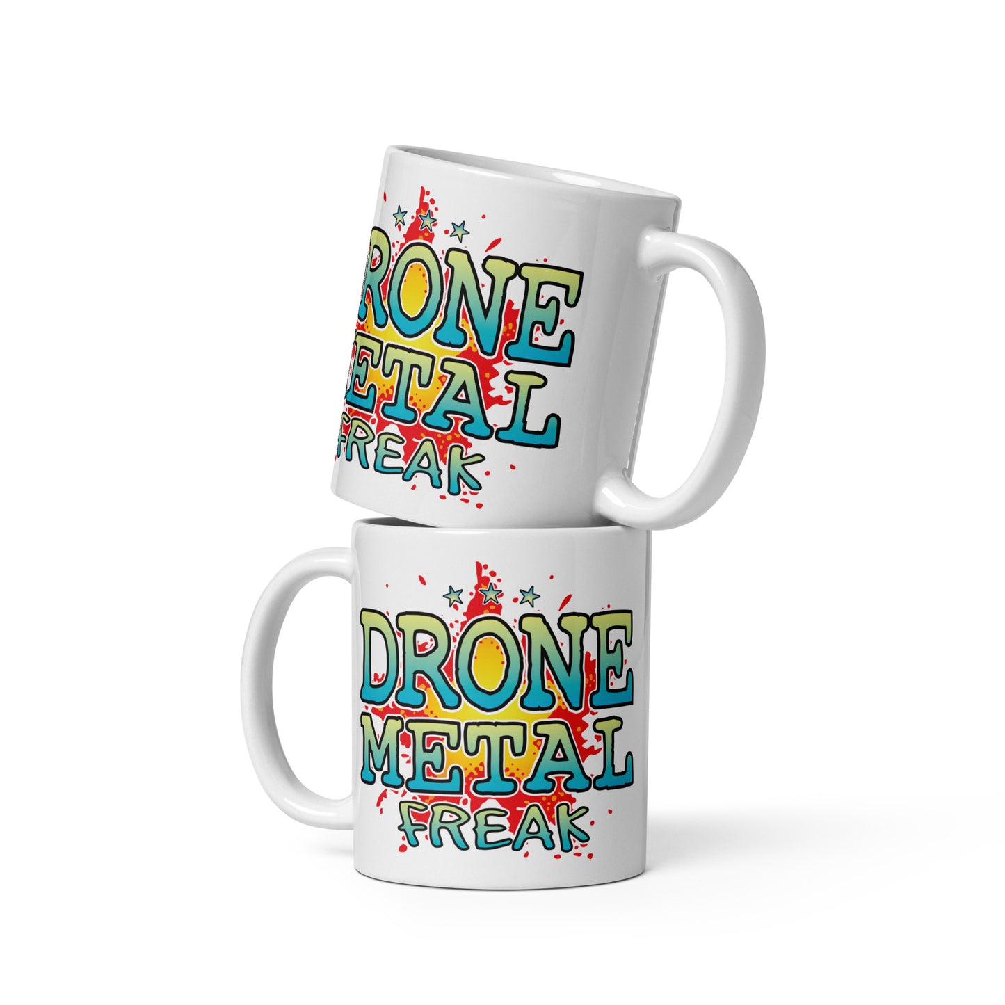 Drone Metal Ceramic Mug