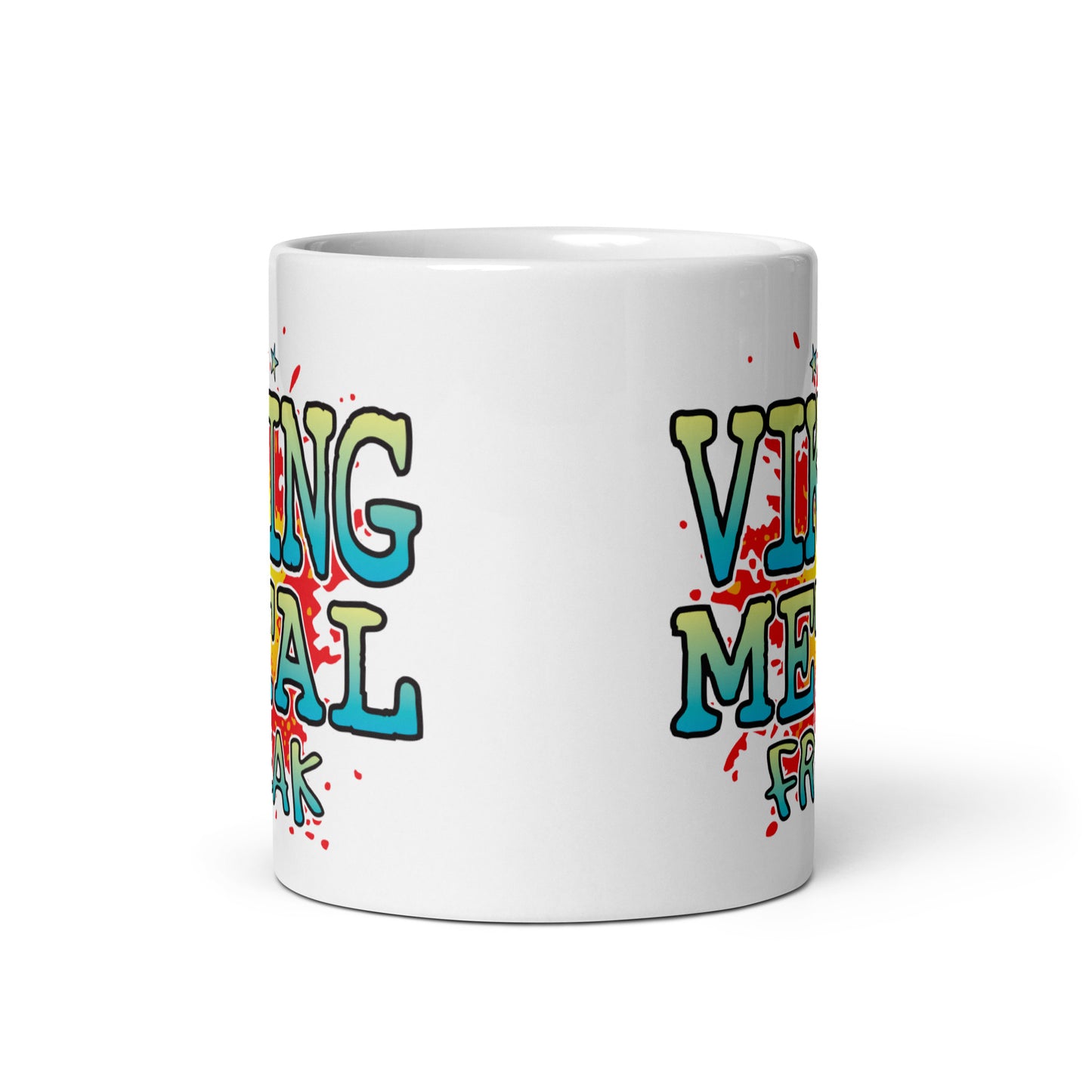 Viking Metal Ceramic Mug