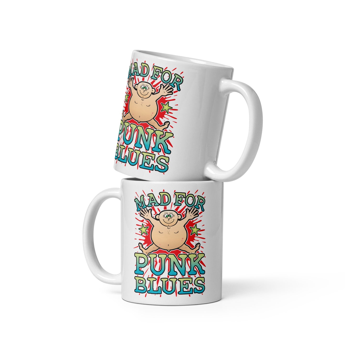 Mad For Punk Blues Mug