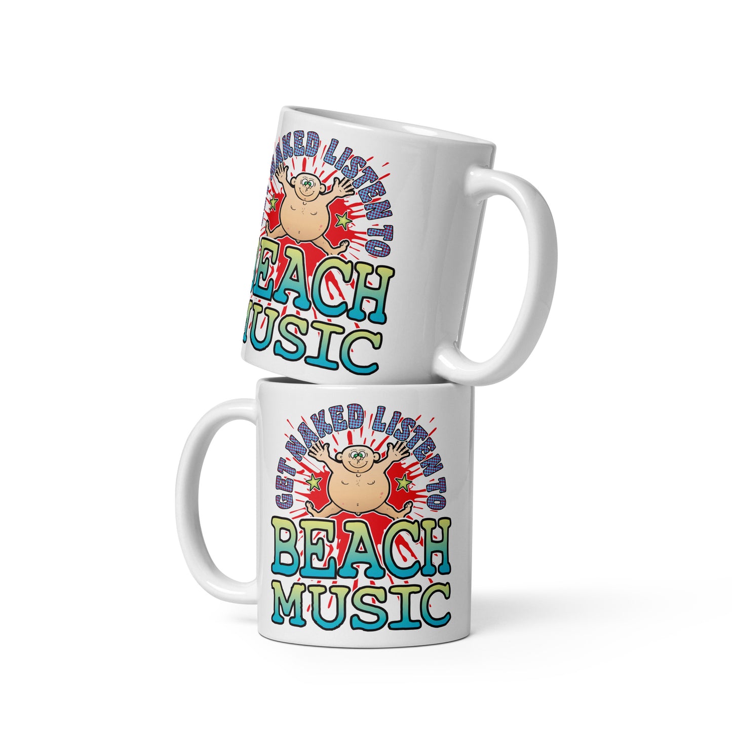 Beach Music Ceramic Mug