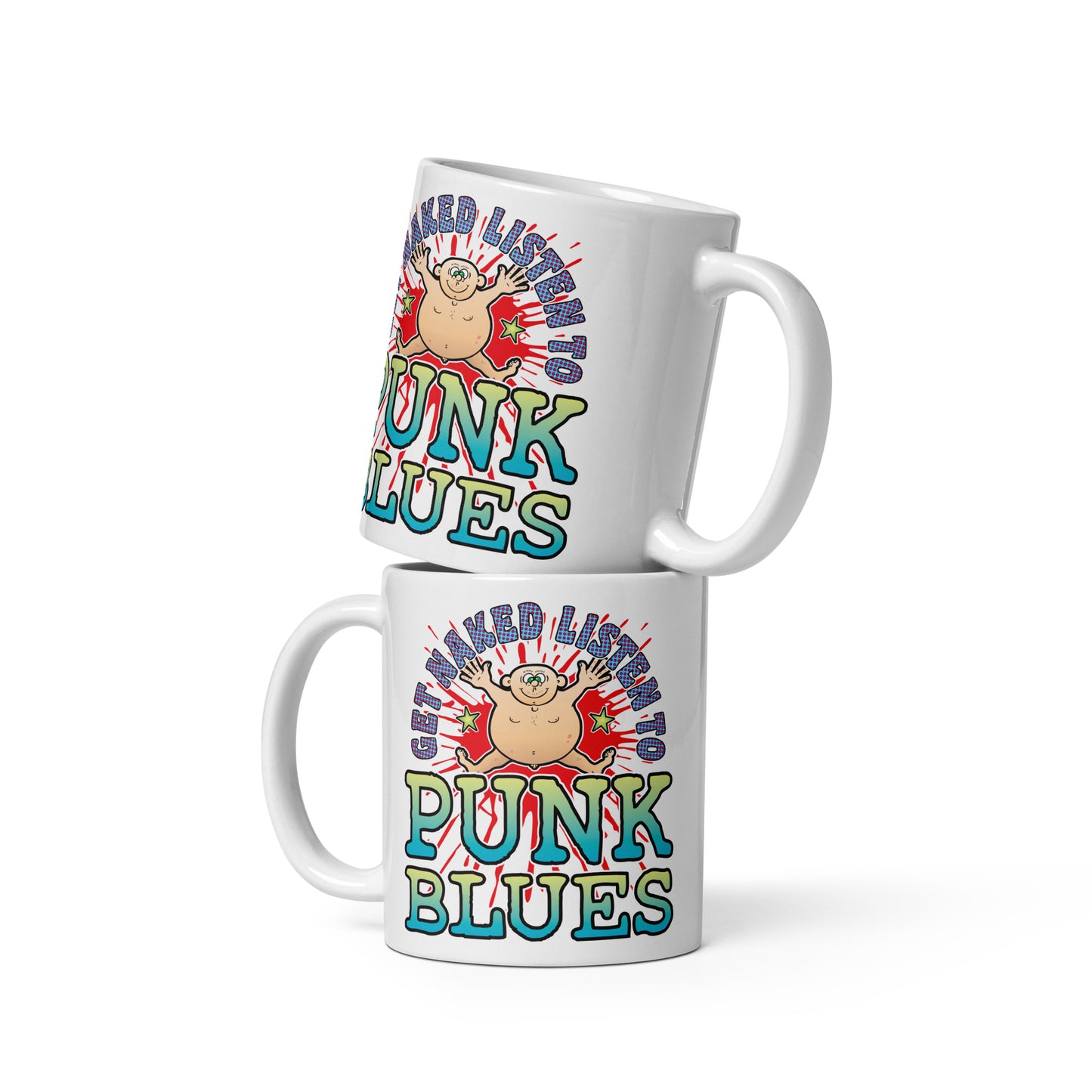 Punk Blues Ceramic Mug