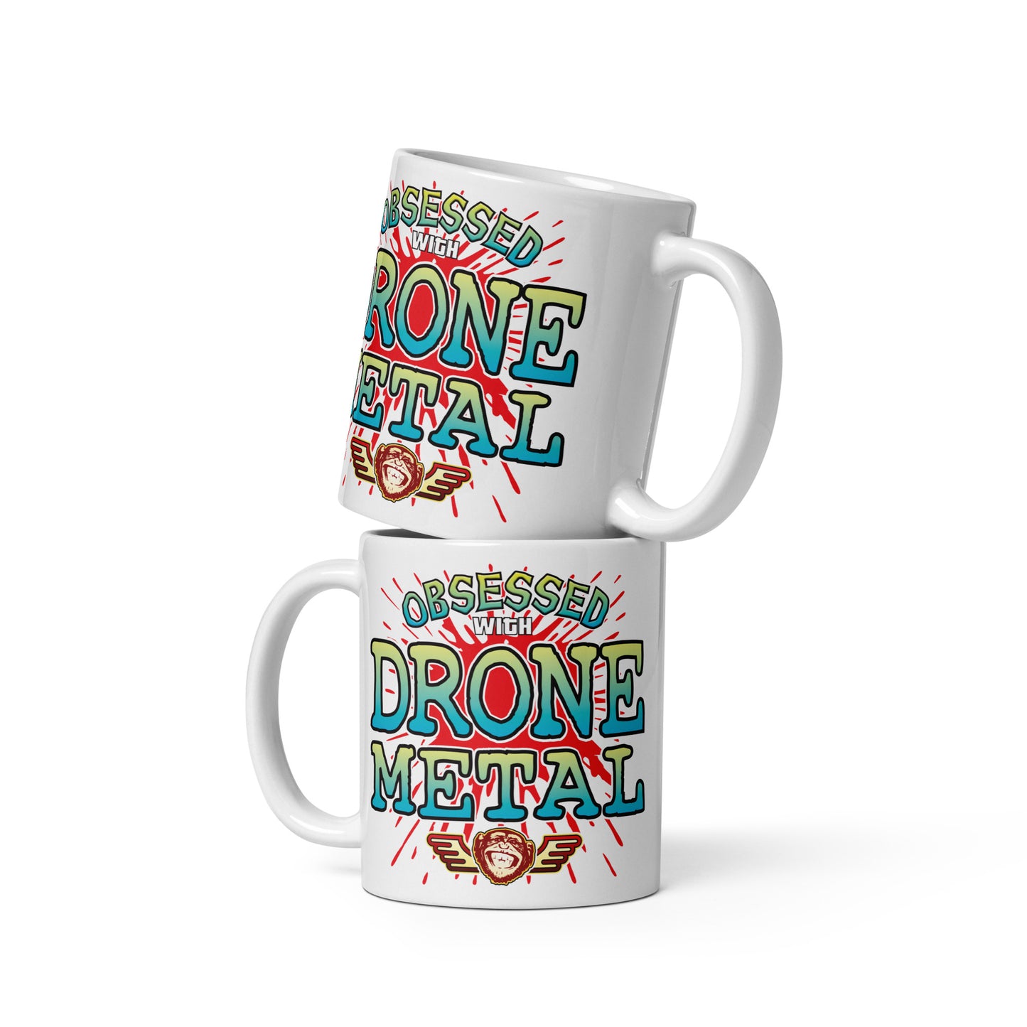 Drone Metal Ceramic Mug