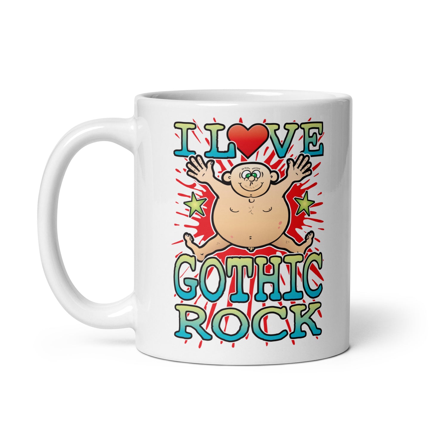 I Love Gothic Rock Ceramic Mug