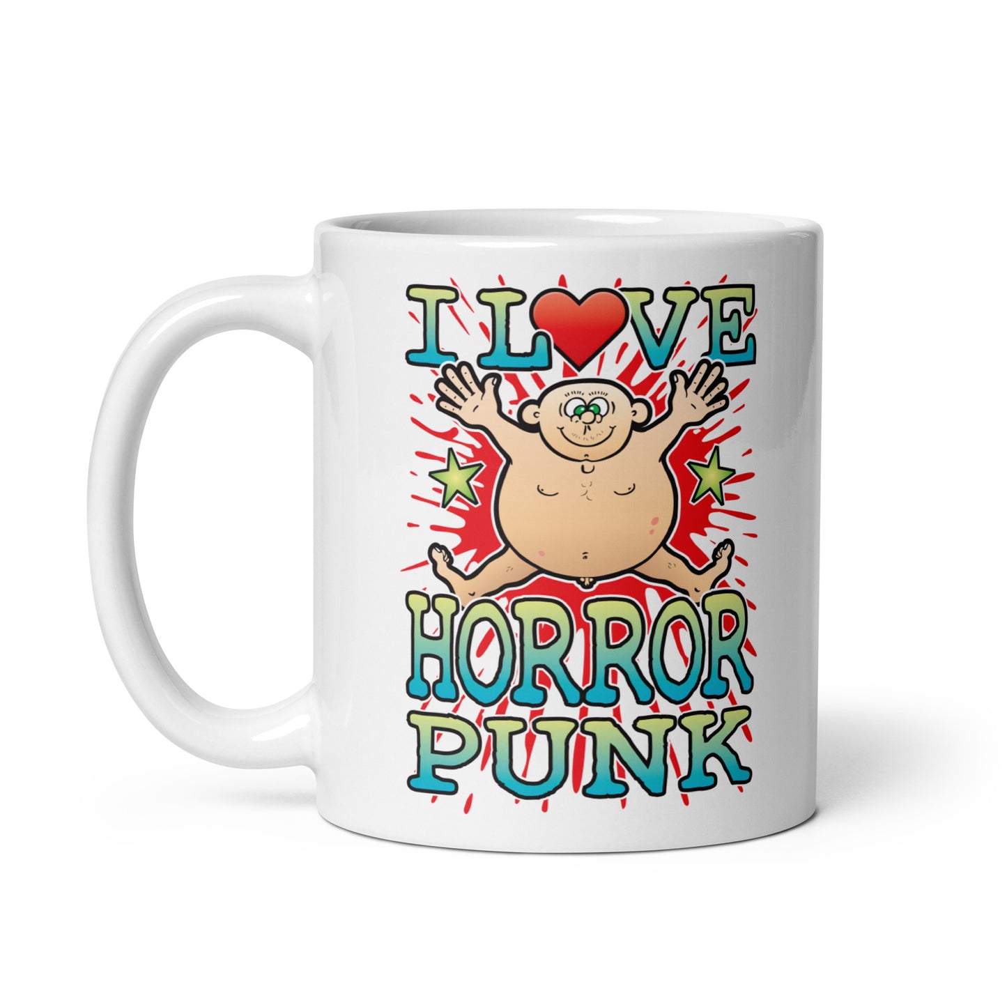 I Love Horror Punk Ceramic Mug