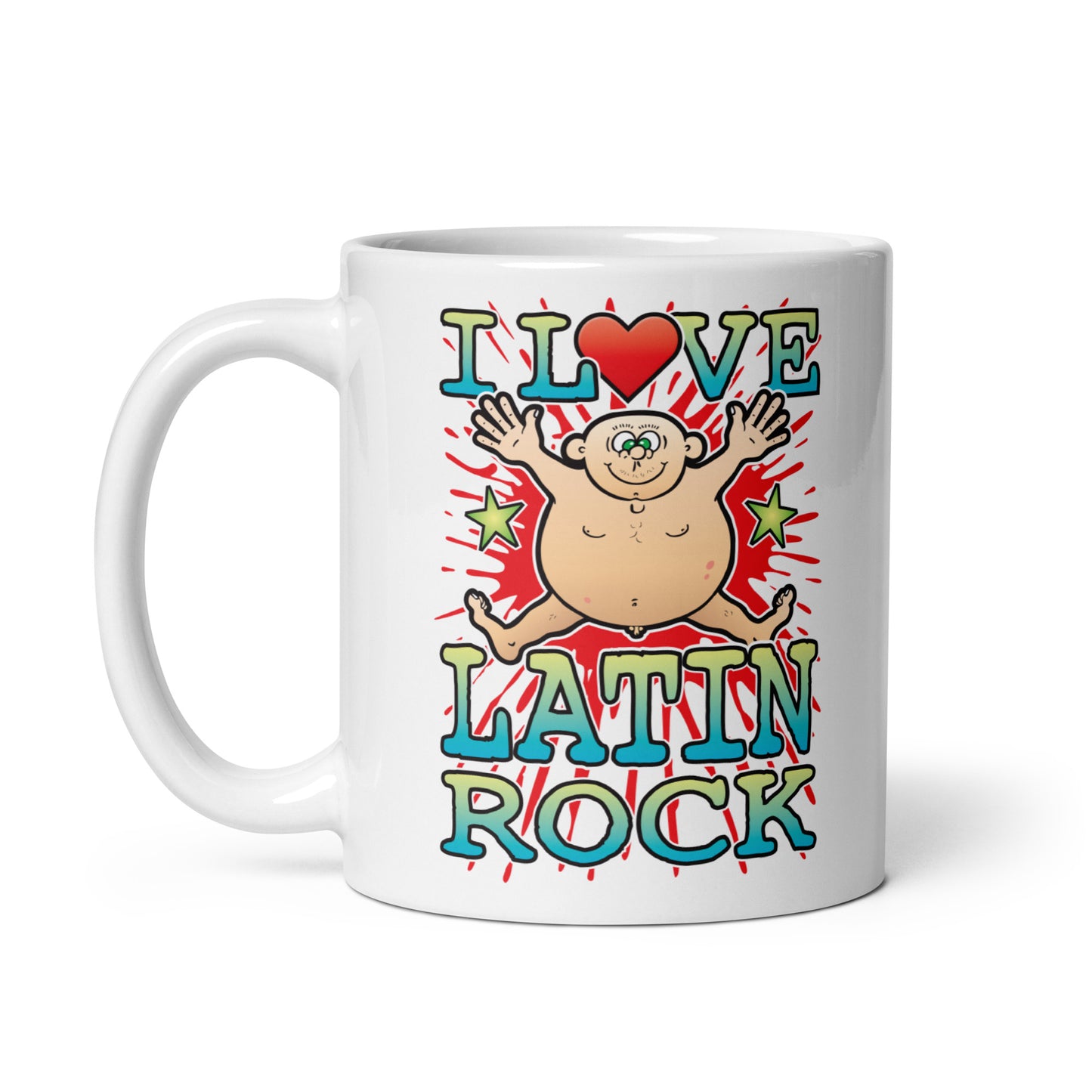 I Love Latin Rock Ceramic Mug