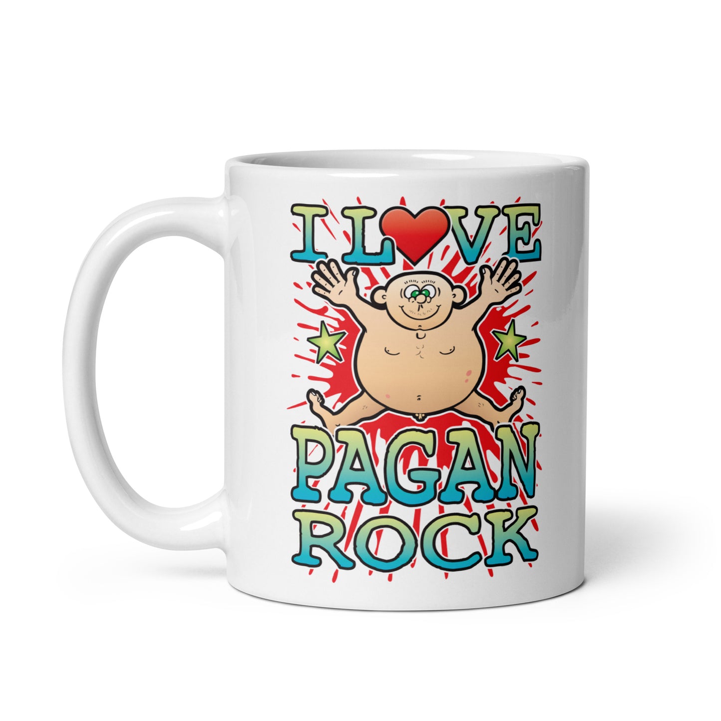 I Love Pagan Rock Ceramic Mug
