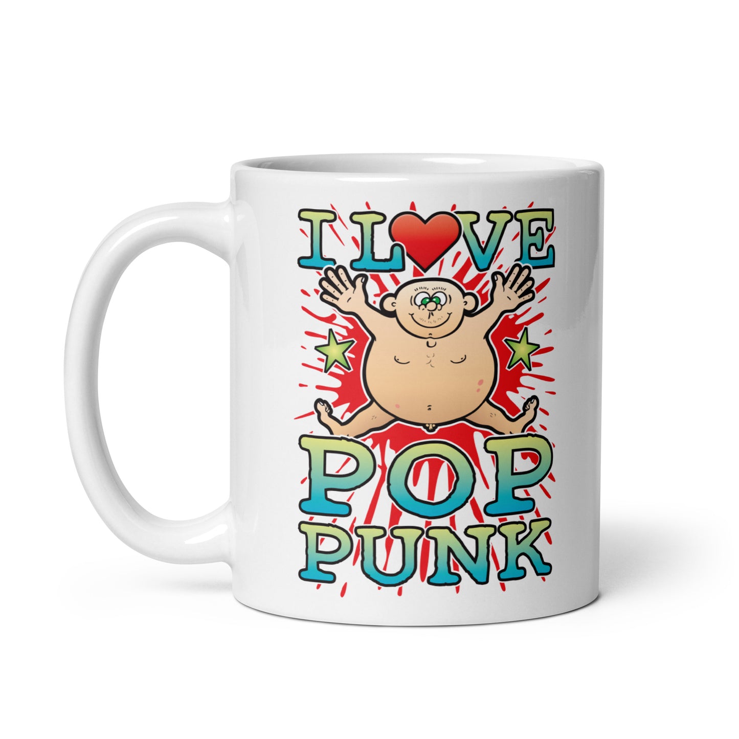 I Love Pop Punk Ceramic Mug