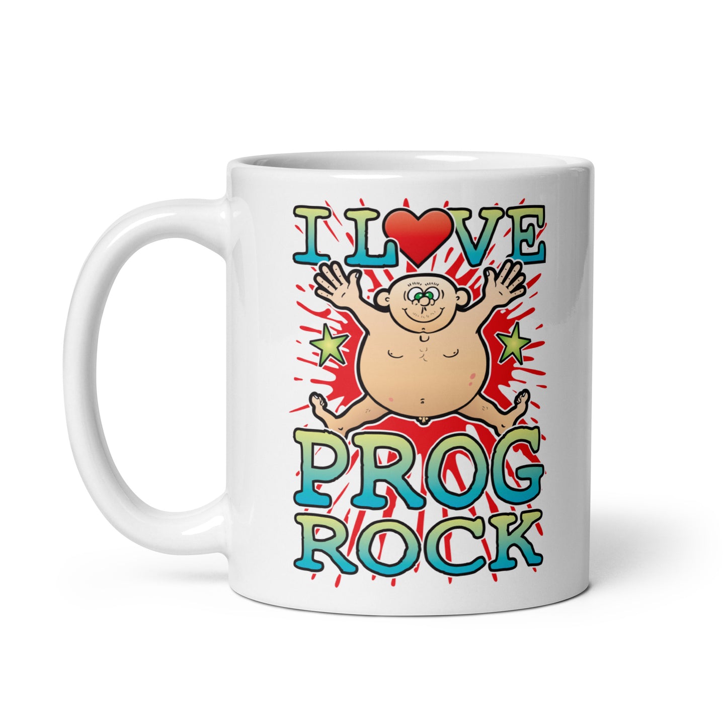 I Love Prog Rock Ceramic Mug