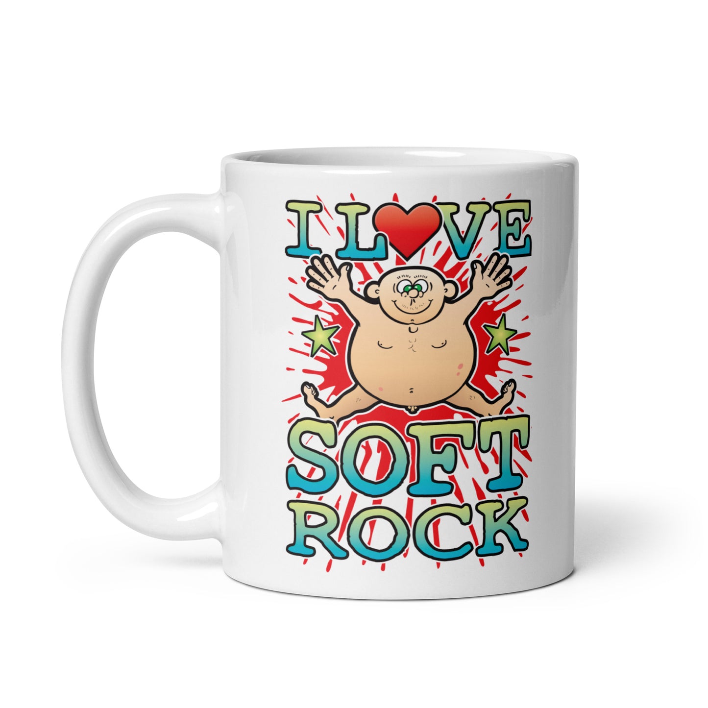 I Love Soft Rock Ceramic Mug