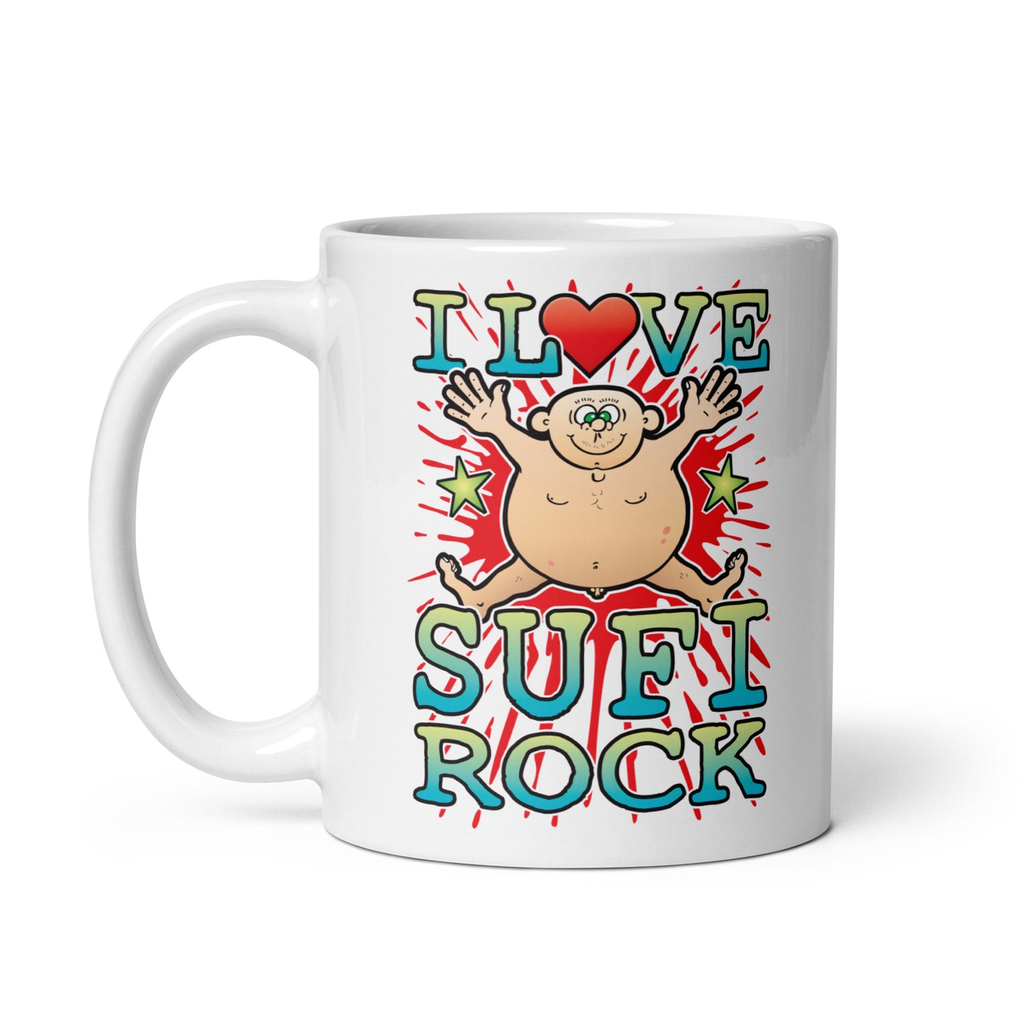 I Love Sufi Rock Ceramic Mug