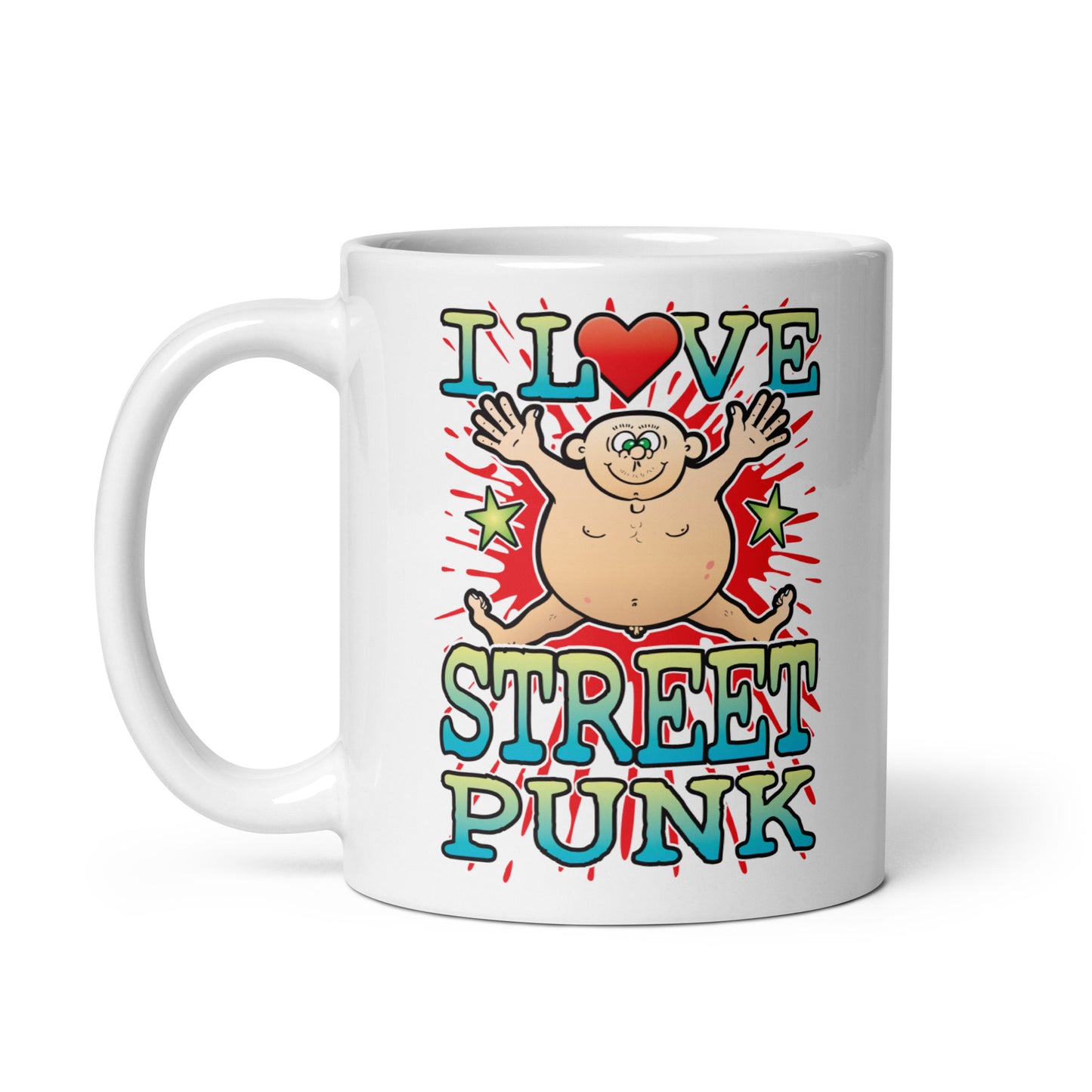 I Love Street Punk Ceramic Mug