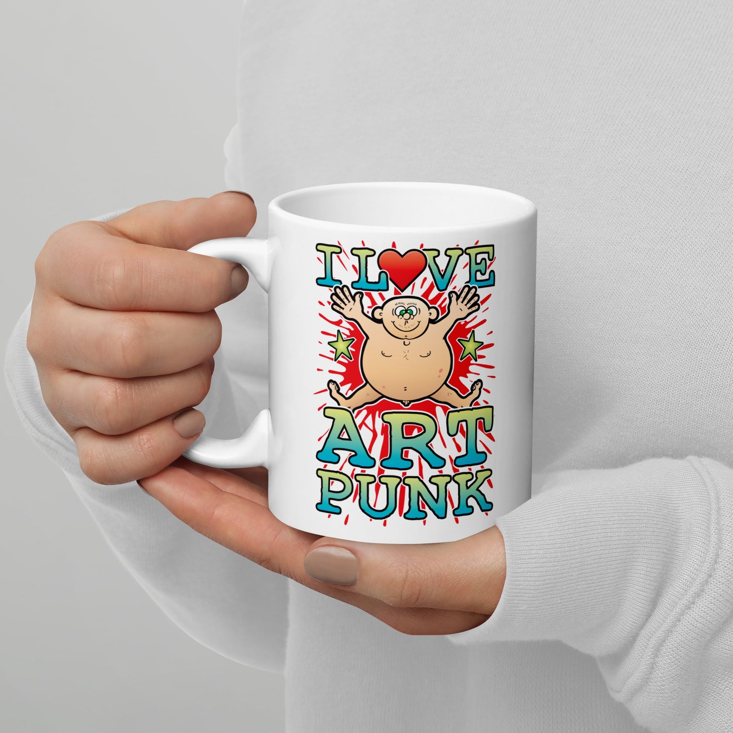 I Love Art Punk Ceramic Mug