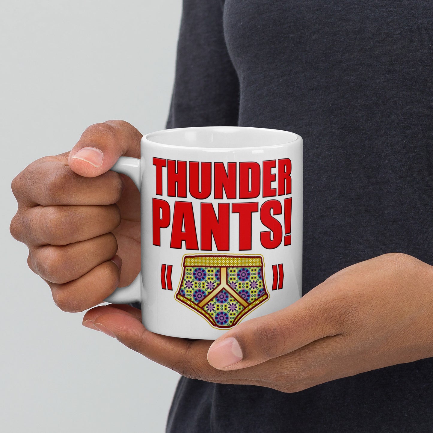 Thunder Pants Funny Slogan Ceramic 11oz Mug