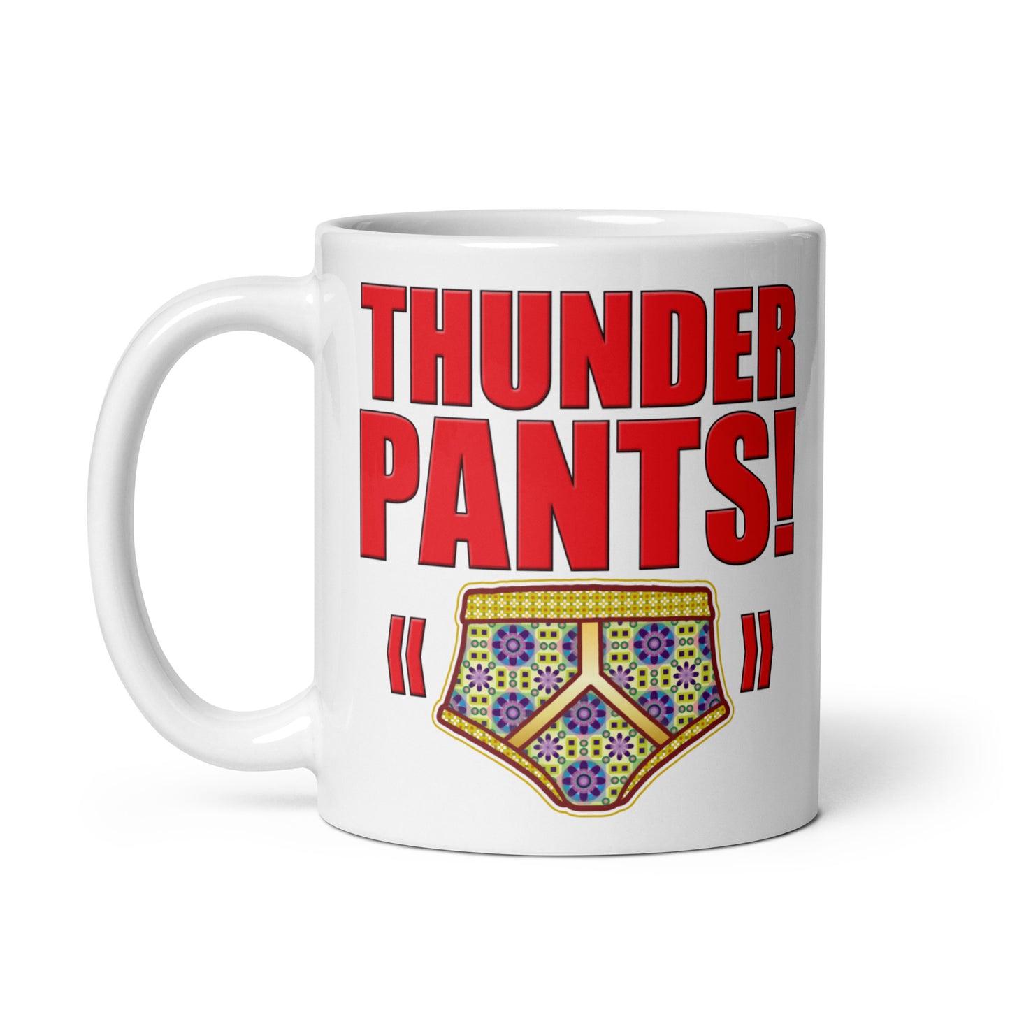 Thunder Pants Funny Slogan Ceramic 11oz Mug