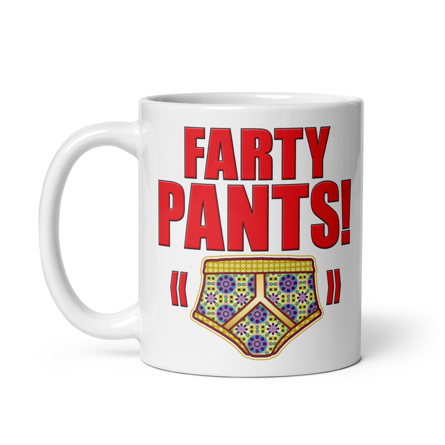 Farty Pants Funny Slogan Ceramic 11oz Mug