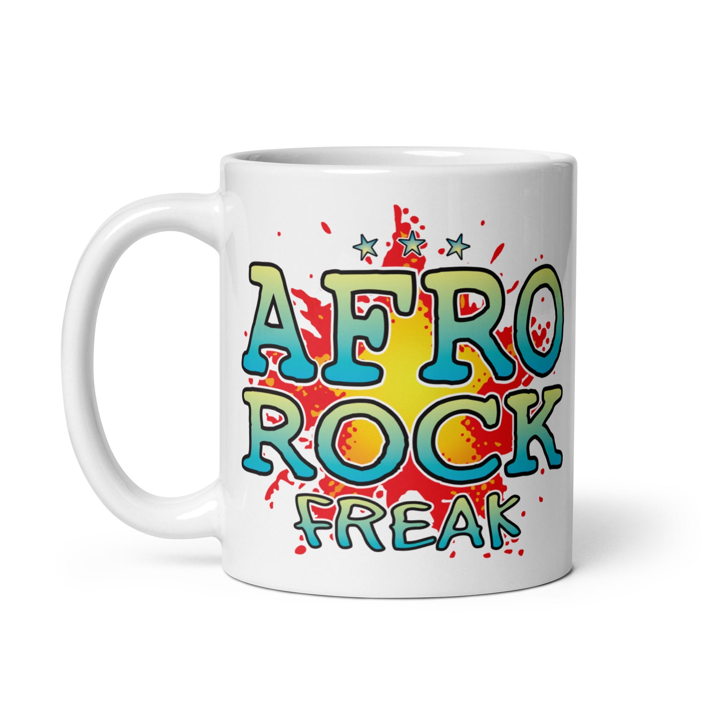 Afro Rock Ceramic Mug