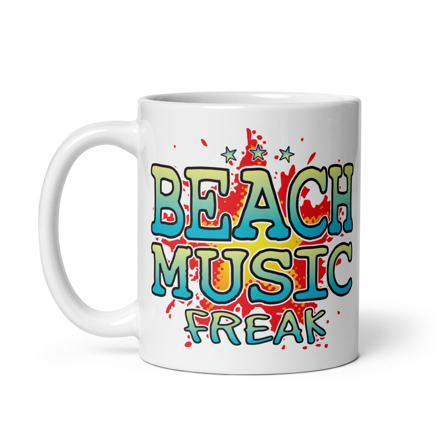 Beach Music Ceramic Mug