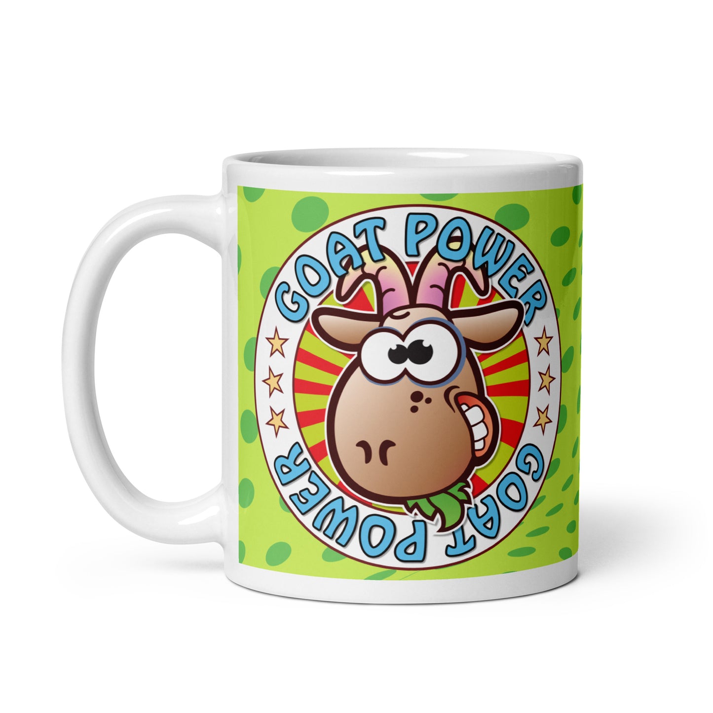 Goat Power Funny Slogan Ceramic 11oz Mug