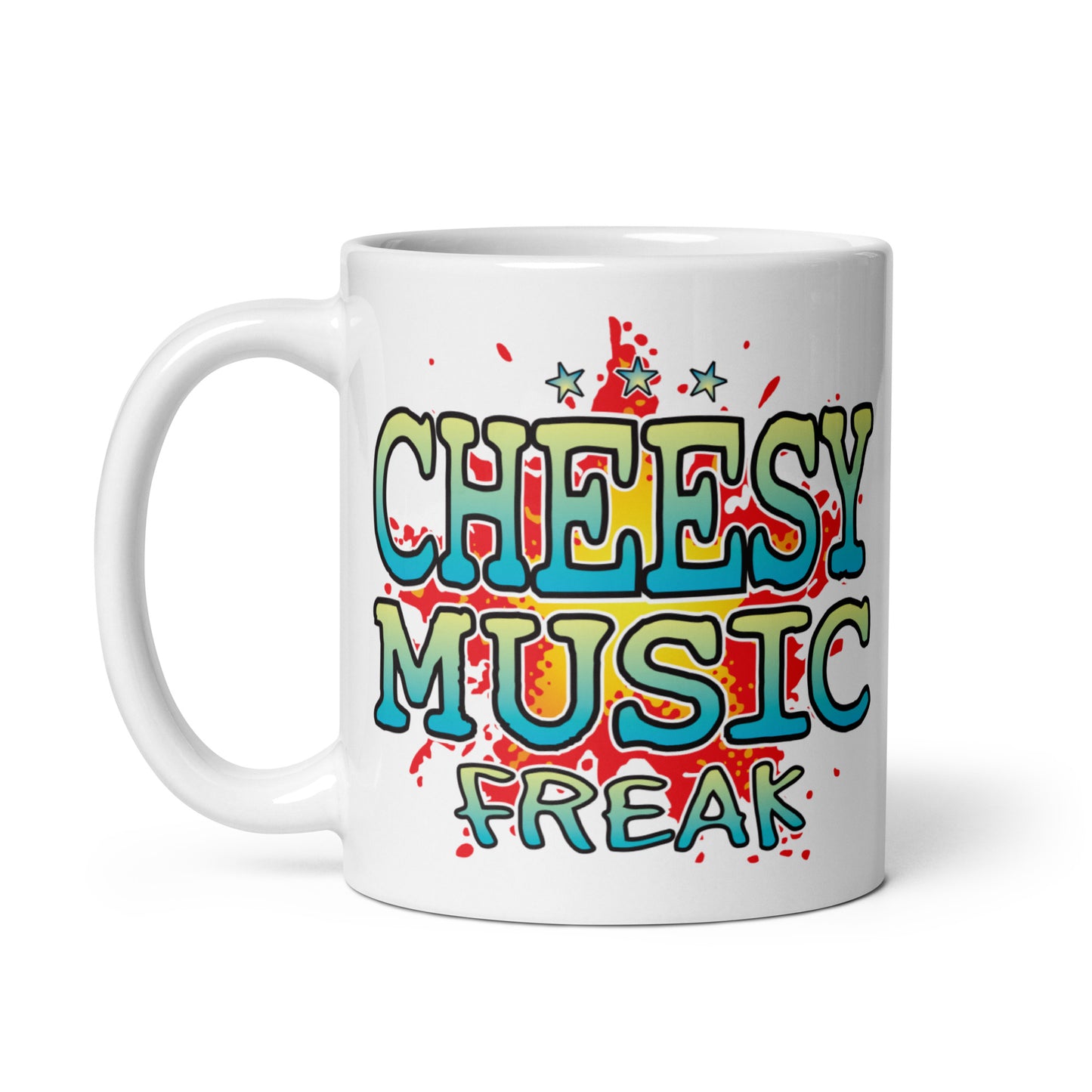Cheesy Music Ceramic Mug