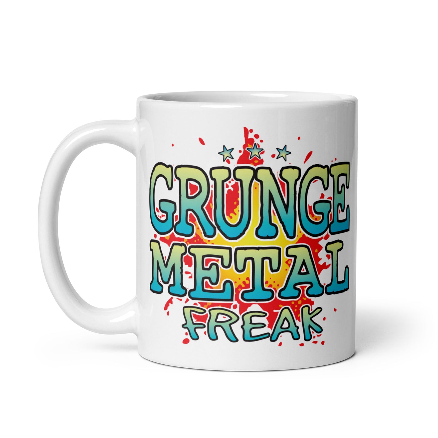 Grunge Metal Ceramic Mug
