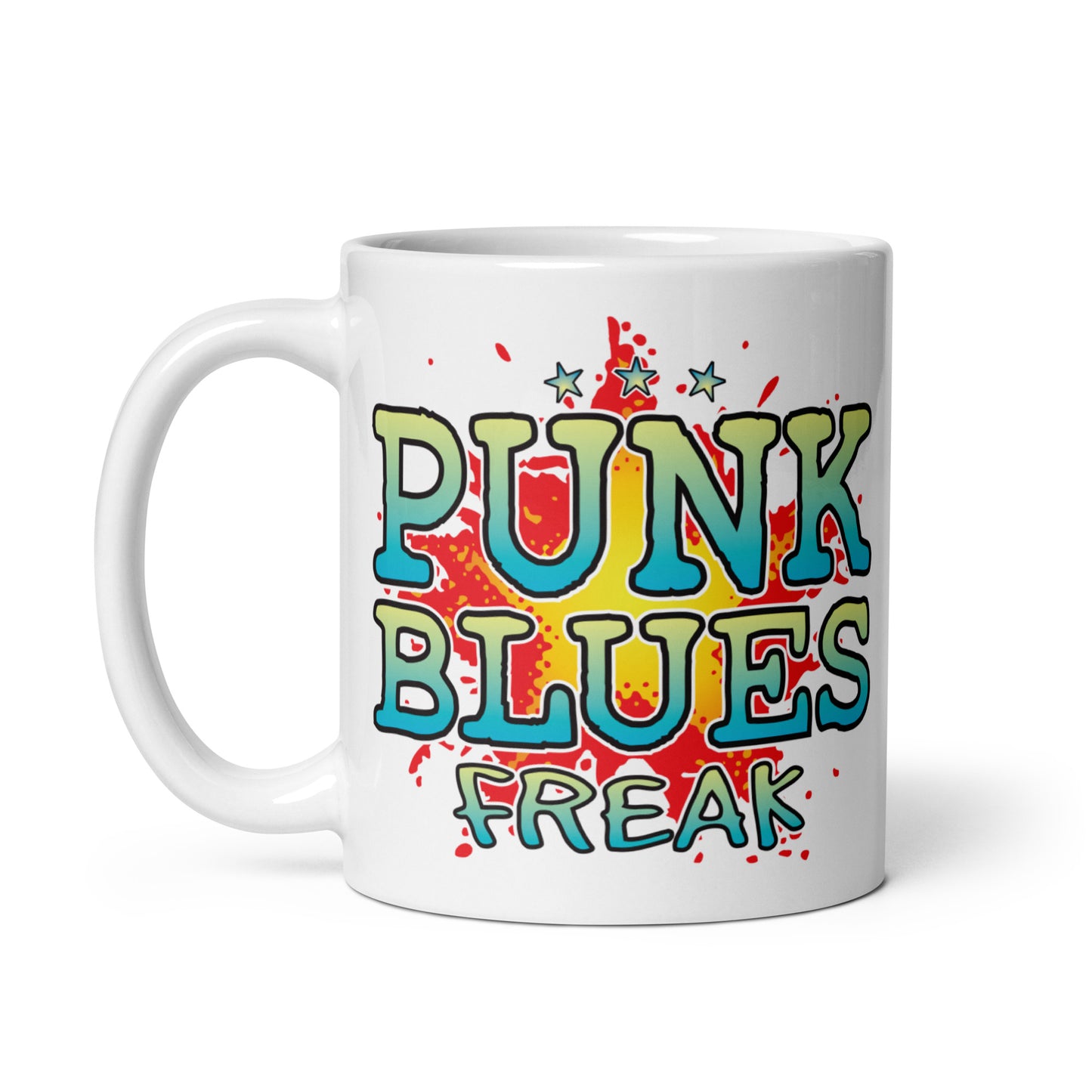 Punk Blues Ceramic Mug