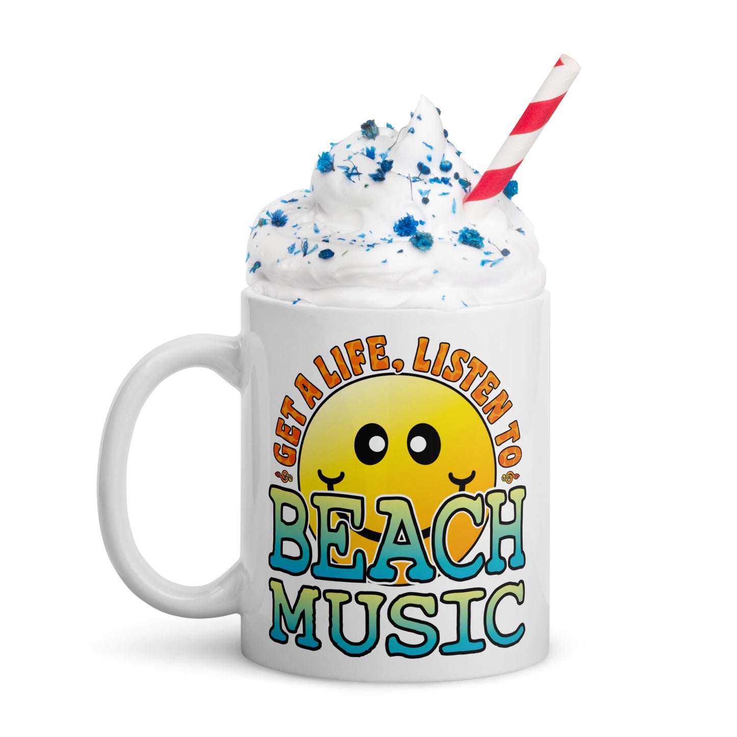 Beach Music Ceramic Mug