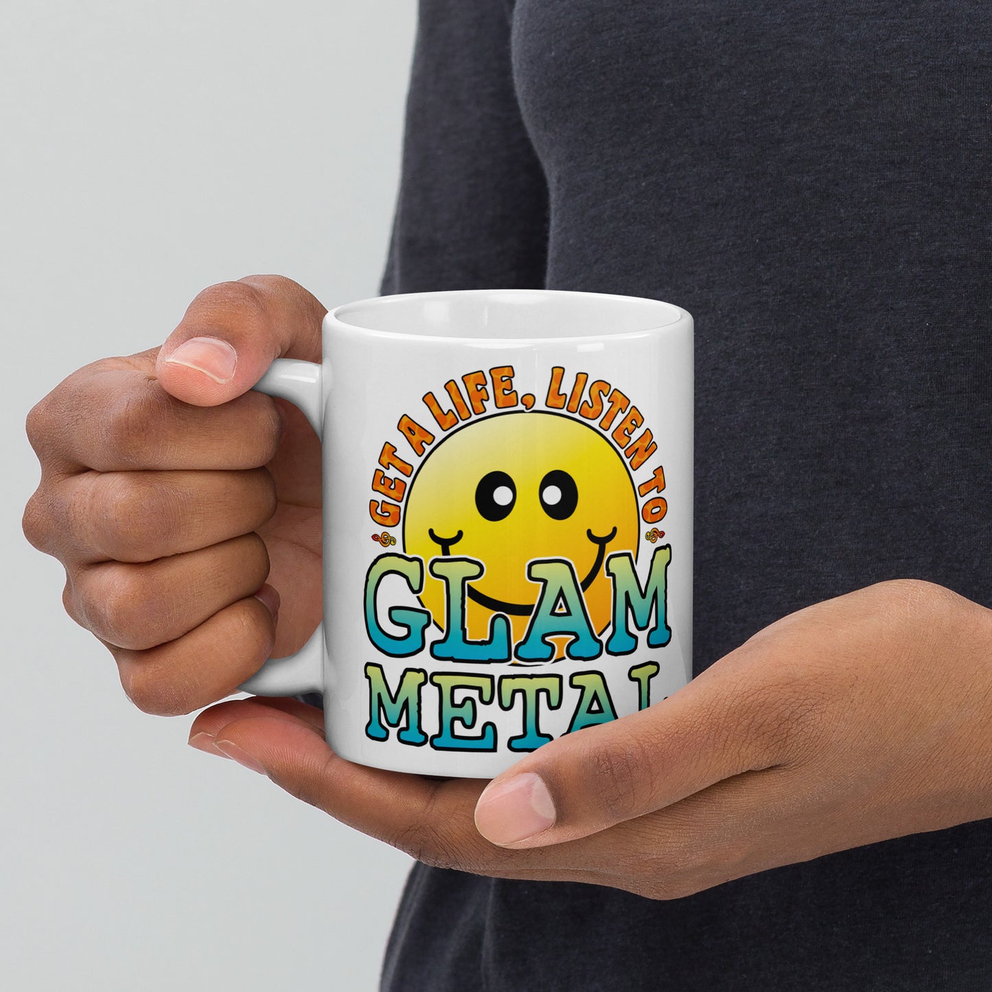 Glam Metal Ceramic Mug